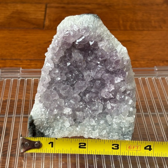 Amethyst Crystal with Quartz Freeform on Rough Base (💸 Bundle Crystals to Save!) - Picture 9 of 13
